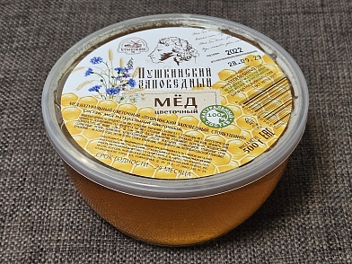 Мёд натуральный цветочный "ПУШКИНСКИЙ ЗАПОВЕДНЫЙ. СТОЛБУШИНО" 500 гр